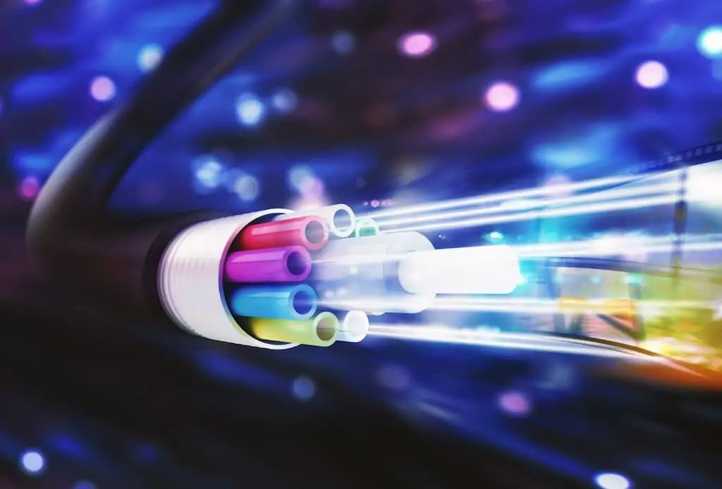 cables de fibra óptica